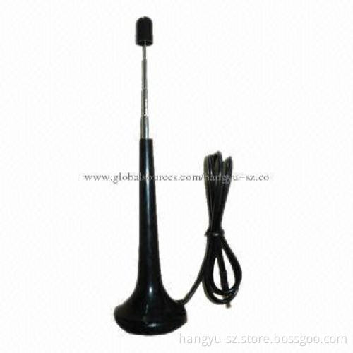 3.0dBi Passive Digital DVB-T Antenna with MCX Connector and 56/390MHz Bandwidth